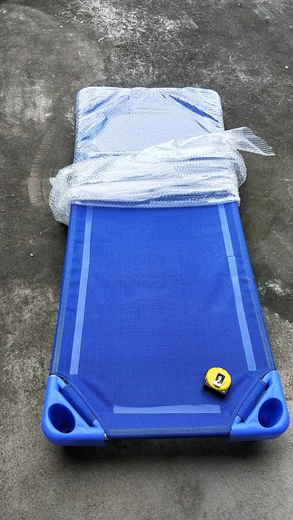 เตียงนอนผ้าตาข่าย ,เตียงเด็ก, รุ่น B เตียงนอนเด็กอนุบาล เตียงนอนผ้าใบ โครงสร้างไฟเบอร์กลาส พร้อมส่ง