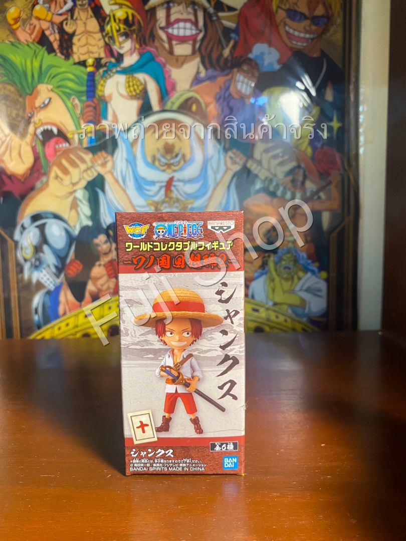 Shanks Wano ของแท้ JP แมวทอง - WCF Banpresto [โมเดลวันพีช]