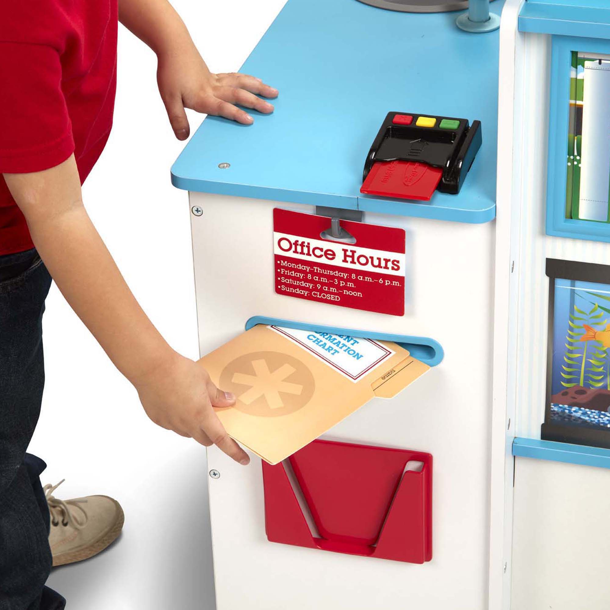 ของเล่นคลินิกหมอ,ชุดเคาท์เตอร์คลีนิค, คุณหมอ, Get Well Doctor Activity Center,ของเล่นเสริมพัฒนาการ เล่นบทบาทสมมติ