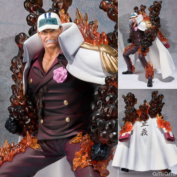 Akainu VS Aokiji ของแท้ JP แมวทอง - Figuarts Zero Bandai [โมเดลวันพีช] (2 ตัว)