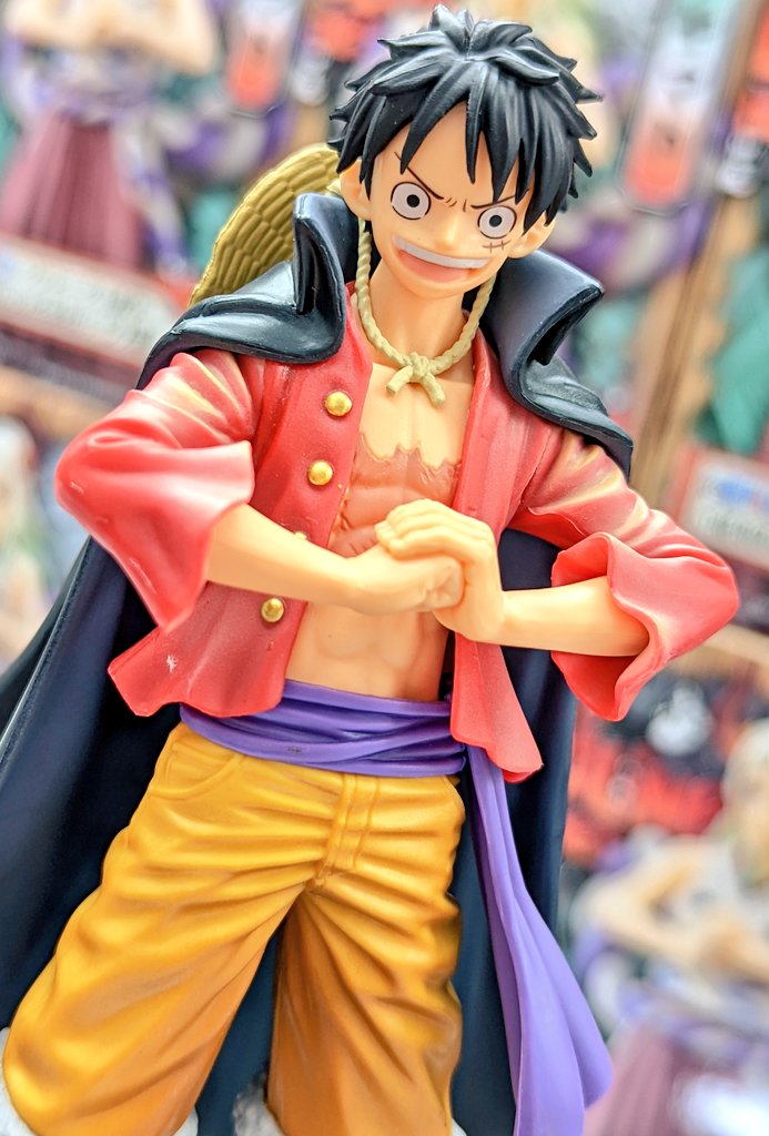 Luffy Wano ของแท้ JP แมวทอง - Grandline Men Banpresto [โมเดลวันพีช]