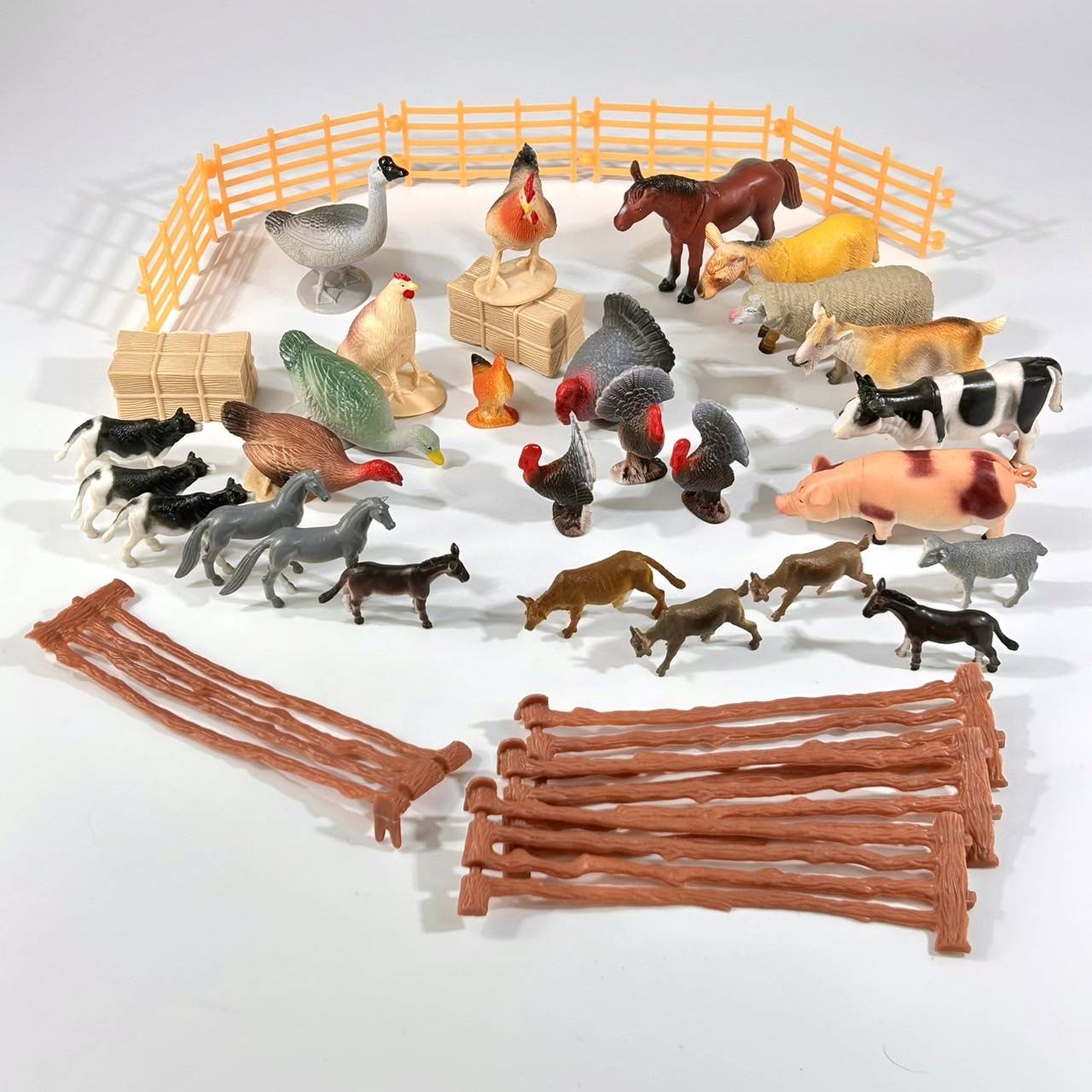 โมเดลฟาร์มสัตว์, ของเล่นสัตว์เลี้ยง, สัตว์พลาสติก, สื่อการสอนปฐมวัย, ของเล่นเด็กอนุบาล, พร้อมส่ง