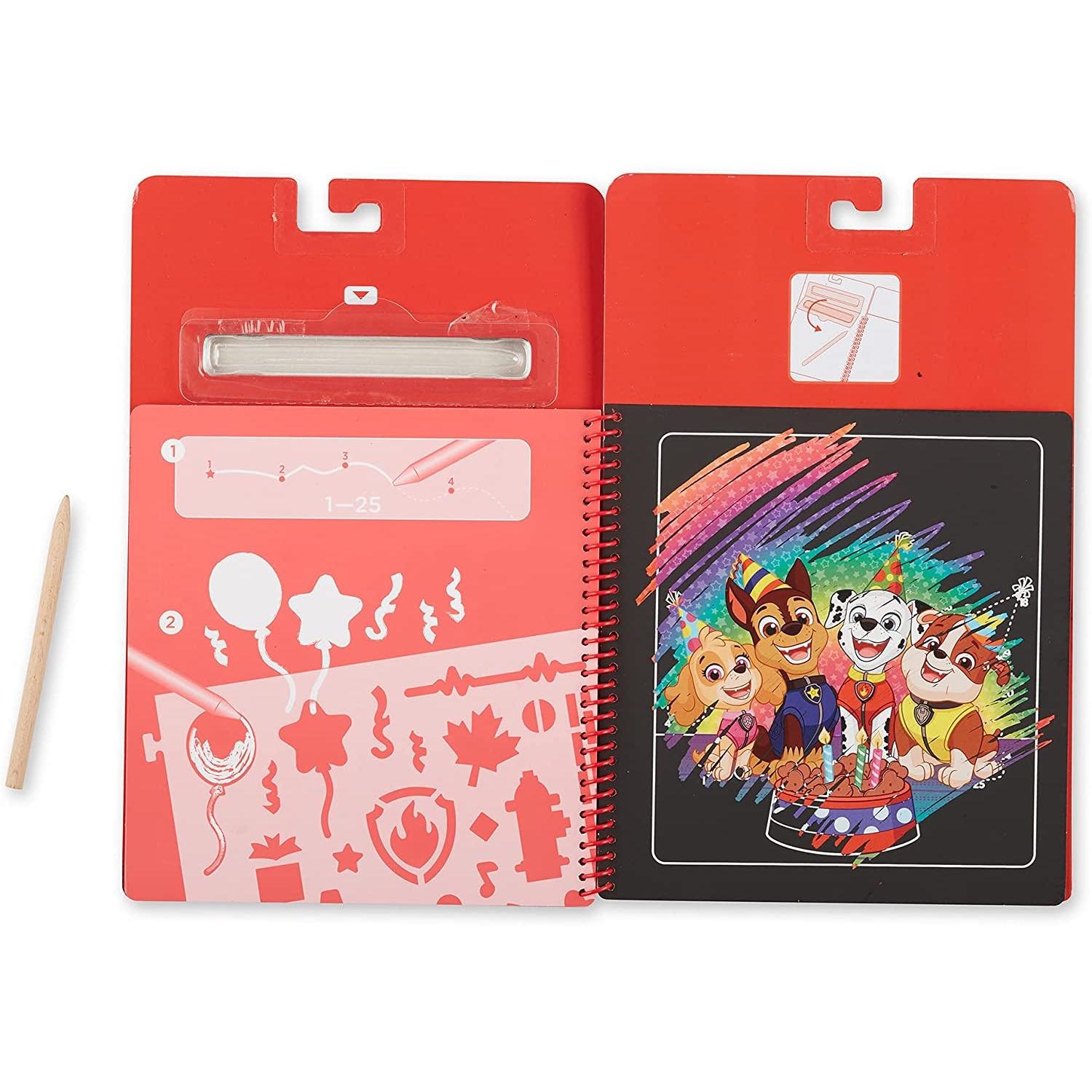 ชุดกระดาษขูดสีรุ้ง 10 แผ่น PAW Patrol ชุด A ของเล่นเสริมพัฒนาการเด็ก เสริมทักษะการเรียนรู้ สื่อการสอนอนุบาล พร้อมส่ง