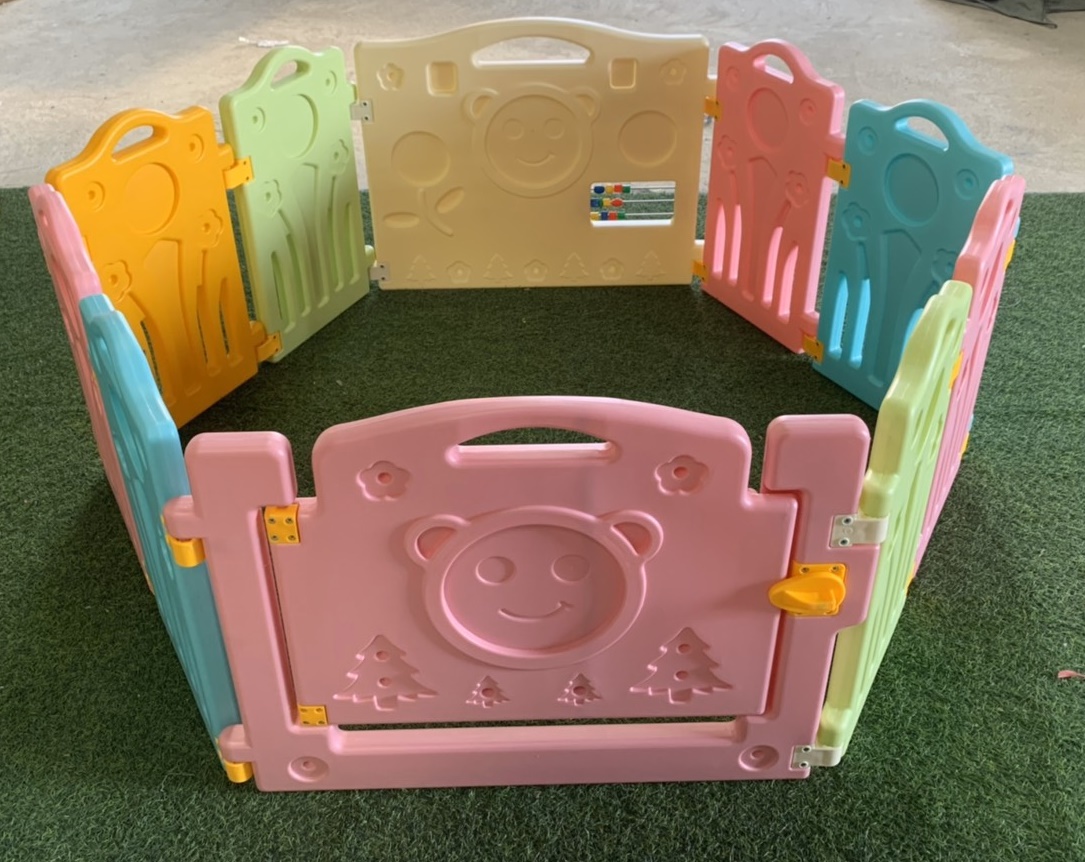 บ่อบอลหมีน่ารัก 3 in1 , คอกกั้น, รั้วกั้นเด็ก ร้อมส่ง คิดค่าส่งตามจริง