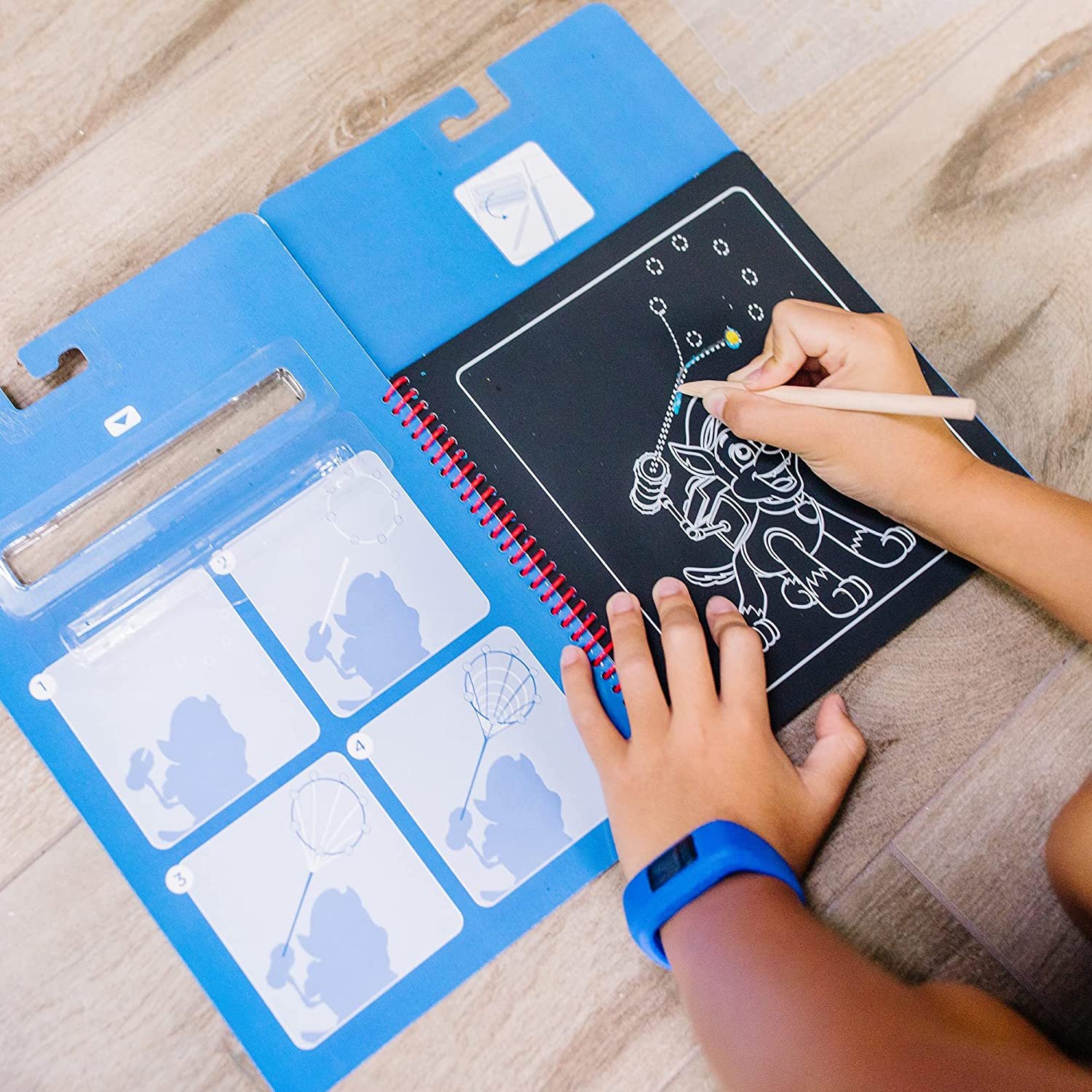 ชุดกระดาษขูดสีรุ้ง 10 แผ่น PAW Patrol ชุด C ของเล่นเสริมพัฒนาการเด็ก เสริมทักษะการเรียนรู้ สื่อการสอนอนุบาล พร้อมส่ง