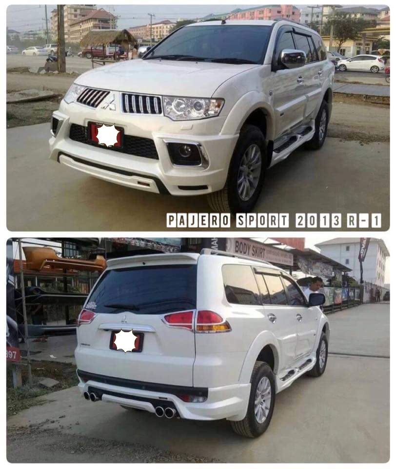 9Den&Jap-R-1 VS MITSUBISHI PAJERO'2008-2013 [ชุดนี้จัดเต็มโครเมี่ยมผสานท่อแฝดคู่4ท่อเสริมข้างอย่างลงตัวพร้อมของแต่งมุ๋งมิ่ง]