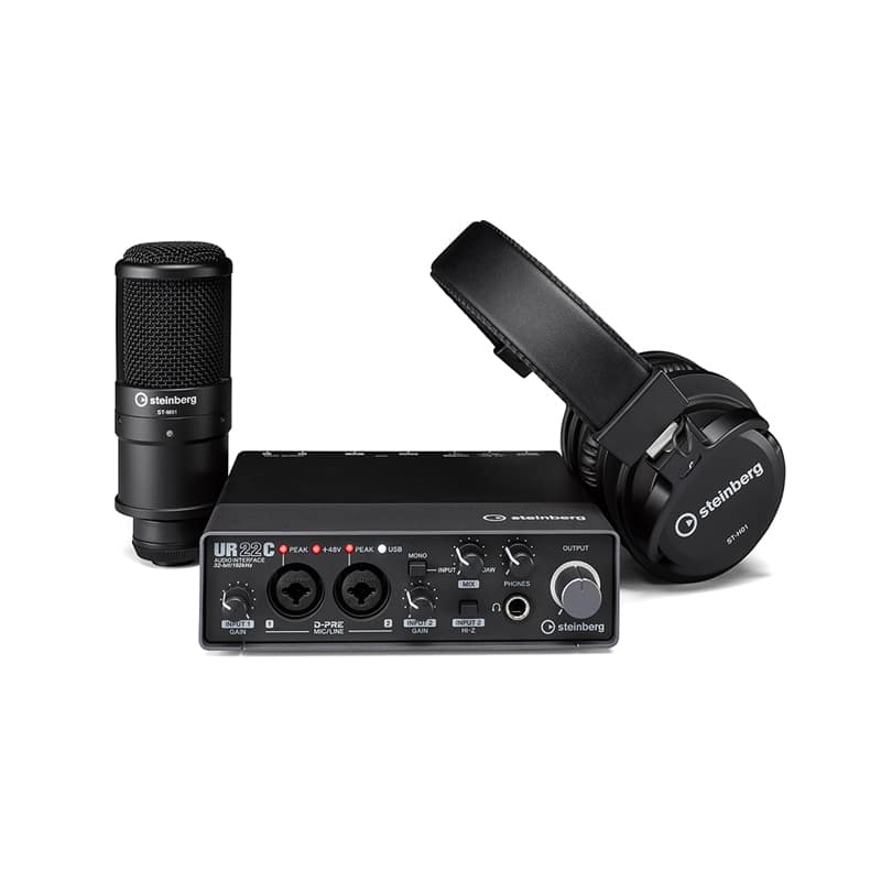 ชุดบันทึกเสียง Steinberg UR22C Pack Recording Pack
