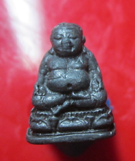 พระรูปหล่อสังกัจจายน์ เนื้อตะกั่ว หลวงพ่อกวย วัดโฆสิตาราม จ.ชัยนาท