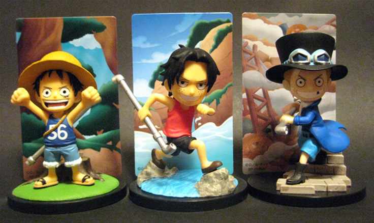 Brother Children Set ของแท้ JP แมวทอง - WCF Ichiban Kuji Banpresto [โมเดลวันพีช] (3 ตัว)