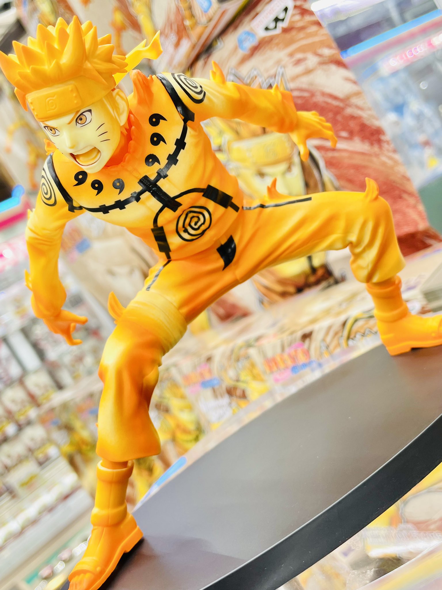 Naruto Nine-Tails Chakra Mode ของแท้ JP - Vibration Stars Banpresto [โมเดลนารูโตะ]