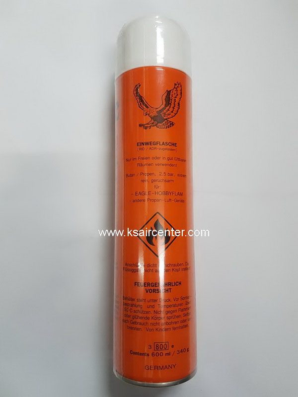 แก๊สกระป๋อง สีส้ม EAGLE (รหัสสินค้า 005061)