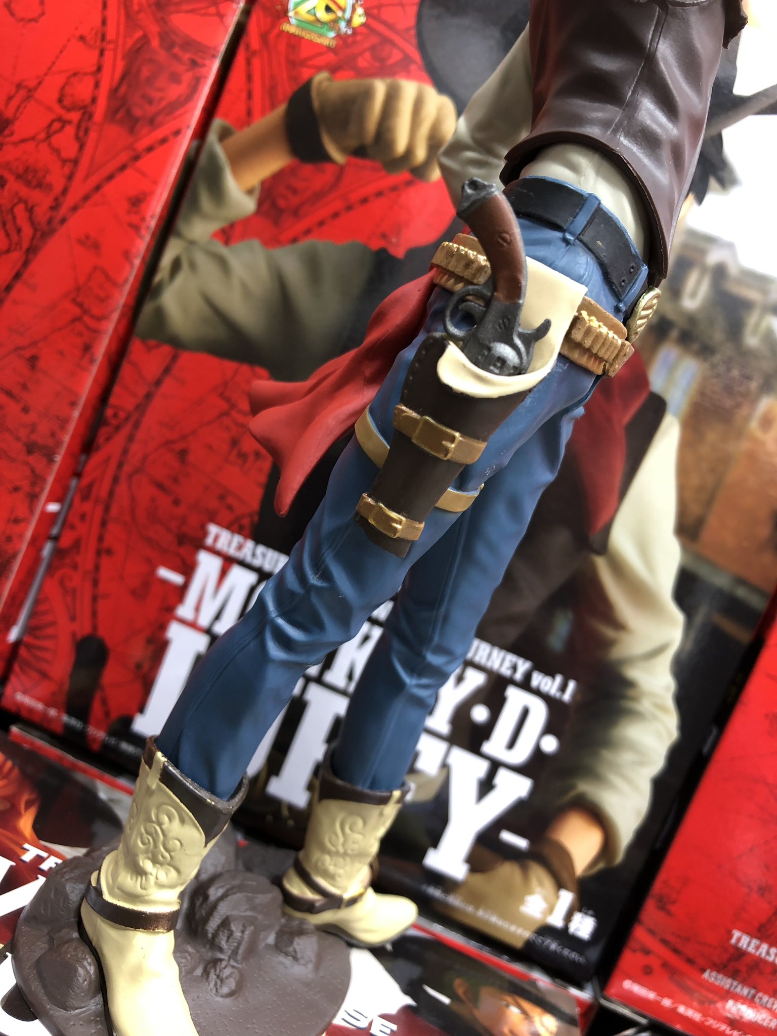 Luffy ของแท้ JP แมวทอง - Treasure Cruise World Journey Banpresto [โมเดลวันพีช]