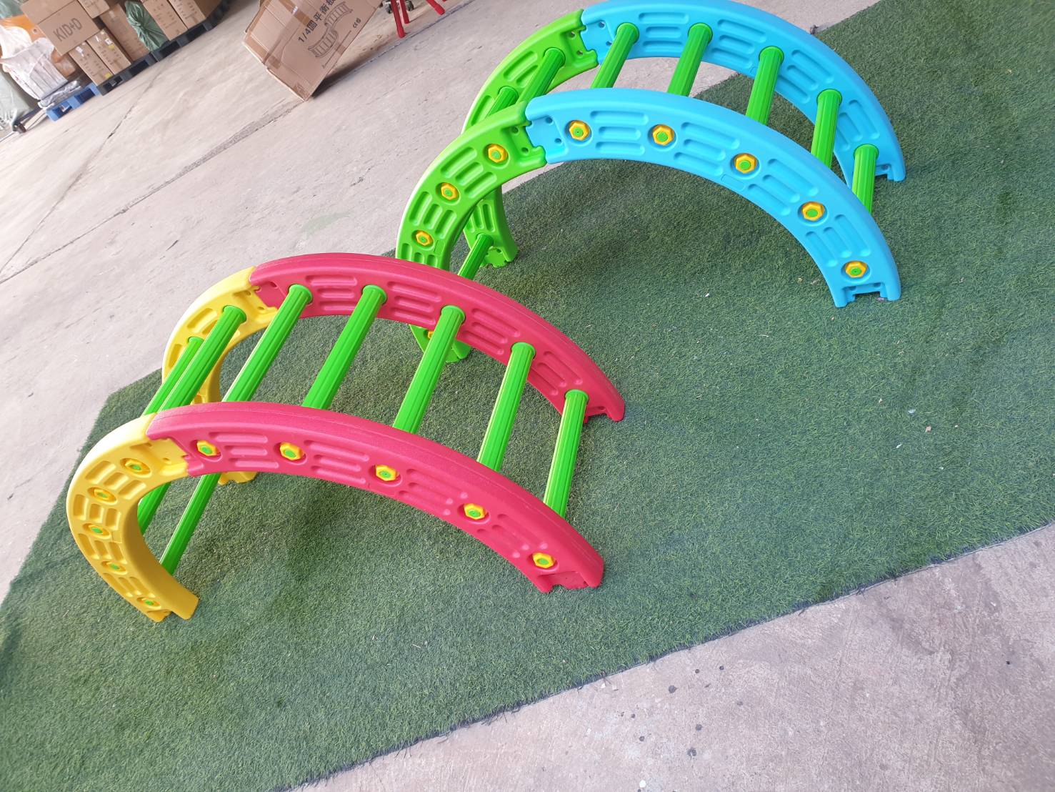 สะพานโค้งฝึกทักษะ , ทางเดินฝึกการทรงตัว, การเคลื่อนไหว ของเล่นสนาม พร้อมส่ง คิดค่าส่งตามจริง