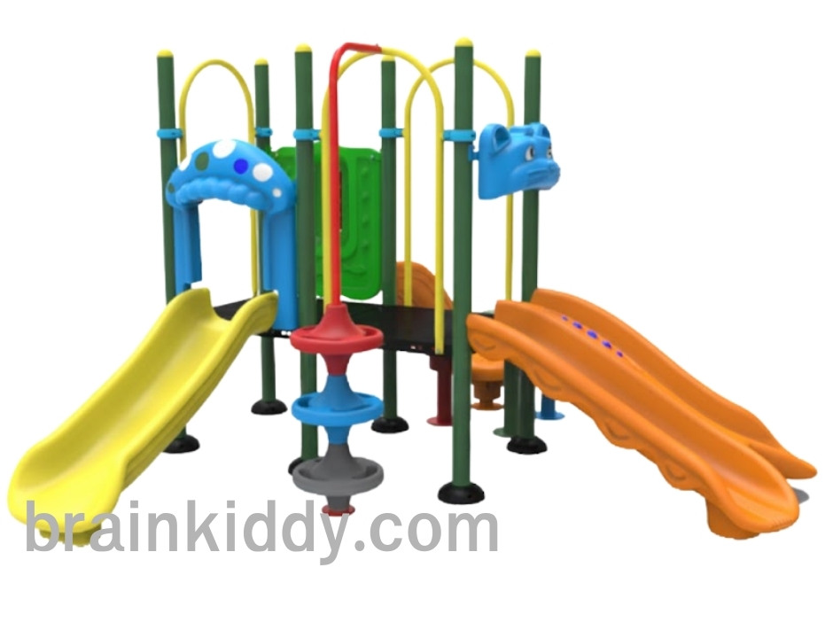ชุดหอสไลด์ปีนป่ายอนุบาล-13 เครื่องเล่นสนาม กลางแจ้ง เหล็ก, สไลเดอร์, ของเล่น สั่งทำ 10-20 วัน