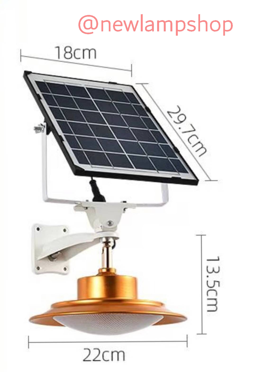 โคมแขวนวินเทจ หลอดไฟ UFO+แผงSolar Cell 150W