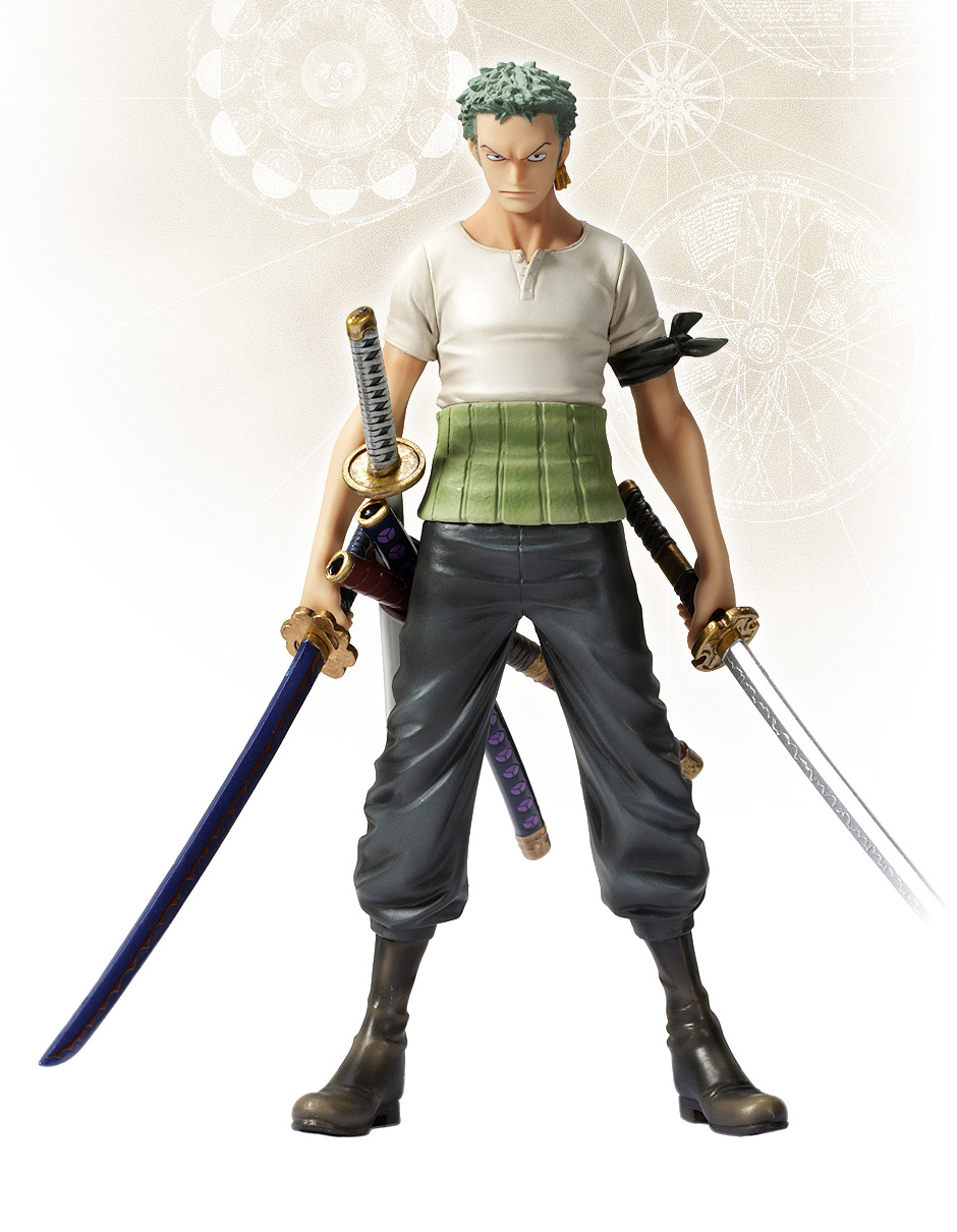 Zoro ของแท้ JP แมวทอง - Grandline Men Banpresto [โมเดลวันพีช]