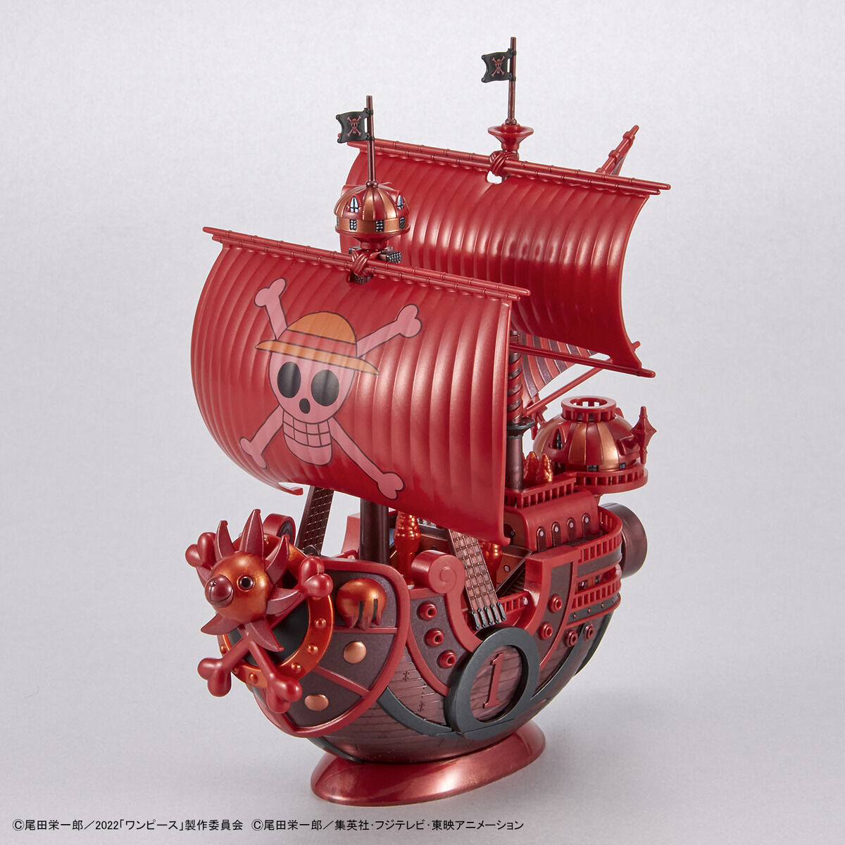 Thousand Sunny Film Red (แบบประกอบ) ของแท้ JP แมวทอง - Grand Ship Collection Bandai [โมเดลเรือวันพีช]