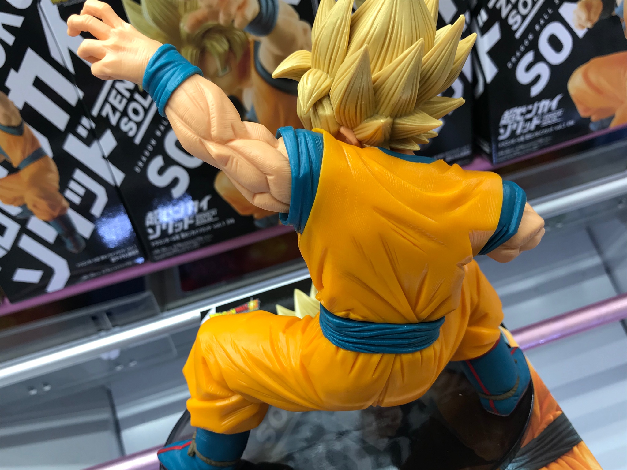 Goku Super Saiyan ของแท้ JP แมวทอง - Zenkai Solid Banpresto [โมเดลดราก้อนบอล]