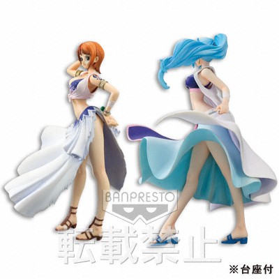 Nami & ViVi ของแท้ JP แมวทอง - Girls Snap Collection Banpresto [โมเดลวันพีช] (2 ตัว)