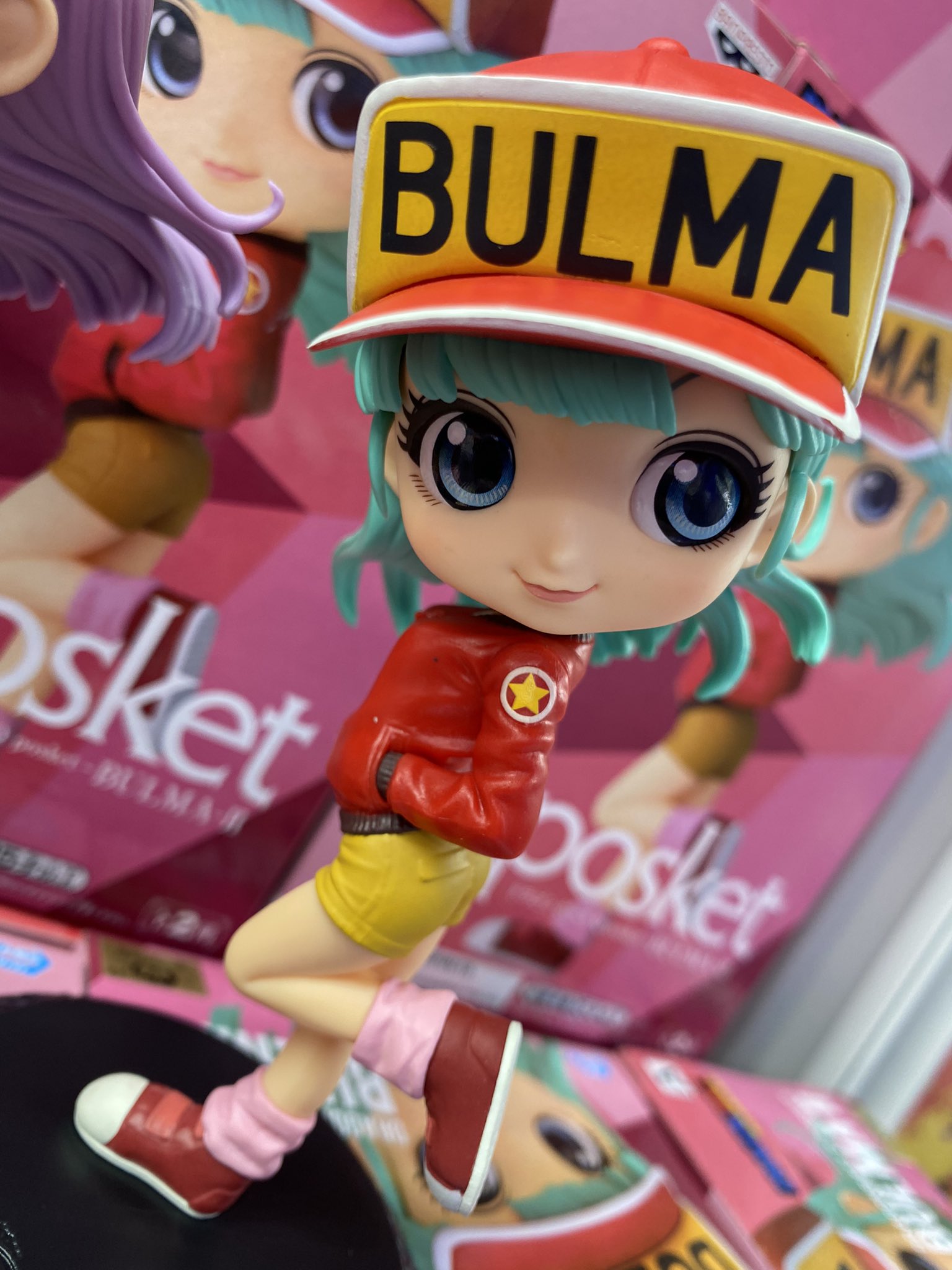 Bulma ของแท้ JP แมวทอง - Q Posket Banpresto [โมเดลดราก้อนบอล]