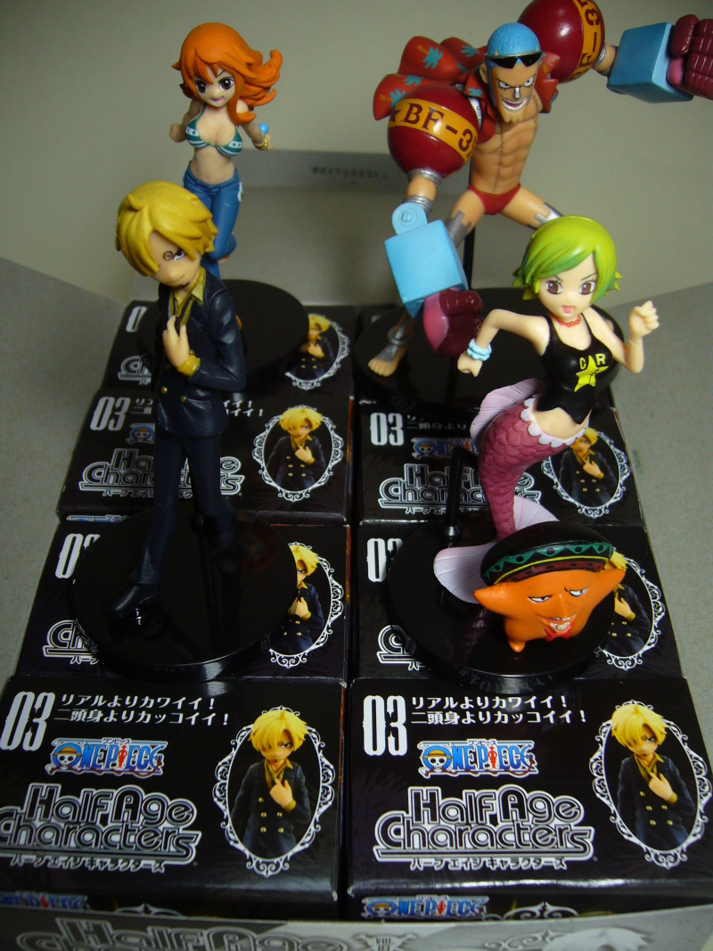 Caymy & Pappug ของแท้ JP แมวทอง - Half Age Characters Bandai [โมเดลวันพีช]