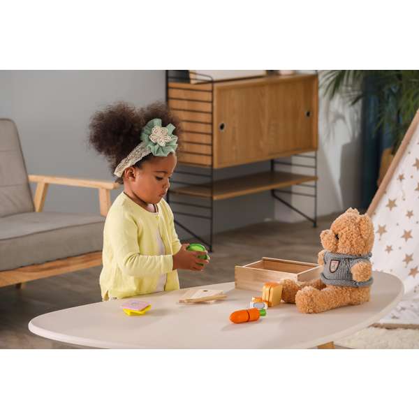 ชุดฝึกหั่นอาหารกลางวันหลากสี สื่อการสอนอนุบาล,ปฐมวัย,ของเล่นเสริมพัฒนาการ, ของเล่นเสริมทักษะ