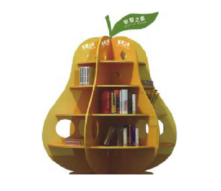 เฟอร์นิเจอร์เด็ก,ชั้นวางหนังสือเด็ก,ชั้นวางหนังสือลูกแพร สินค้าพร้อมส่ง คิดค่าส่งตามจริง สินค้าราคาโรงงาน ขนาด 120 x 120 x 200 ซม.