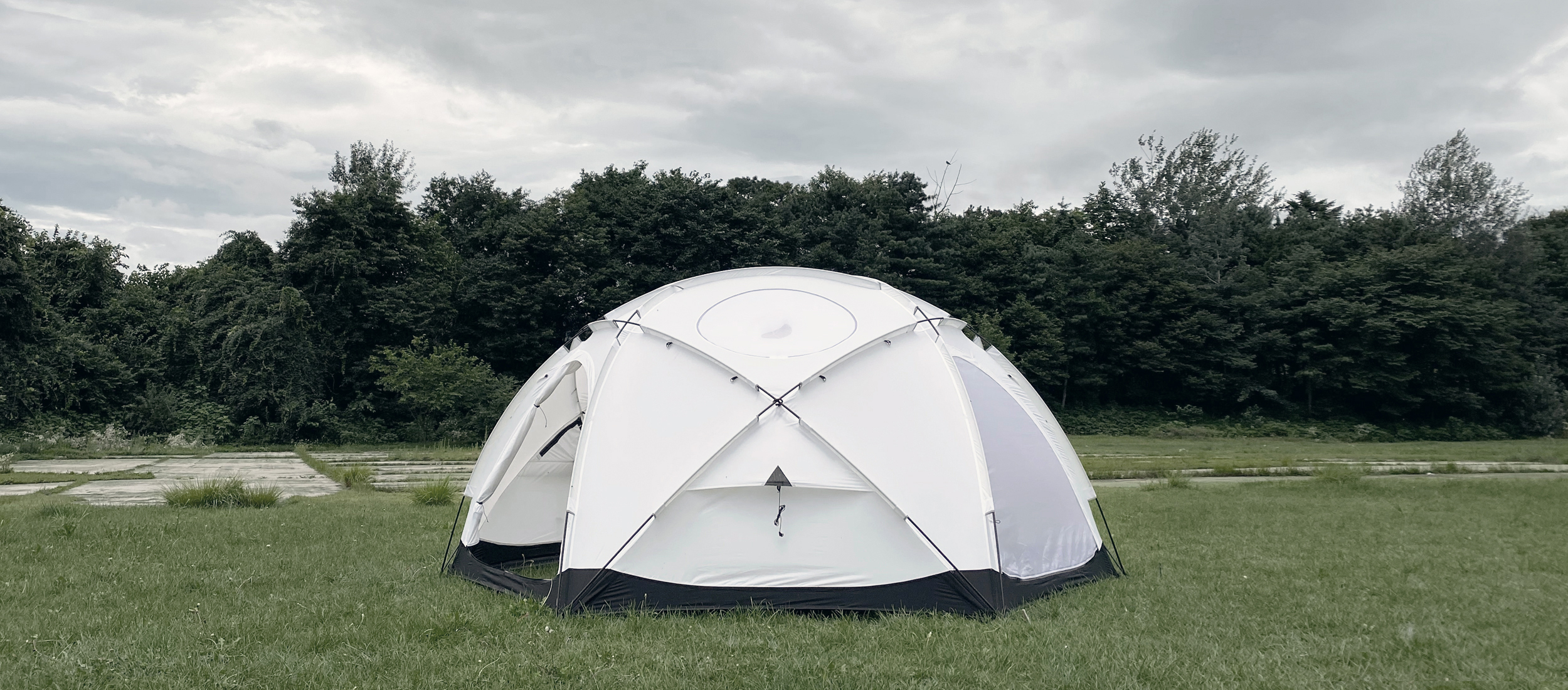 GroundCover Acorn House Dome 3.45 Tent White - Ground Cover