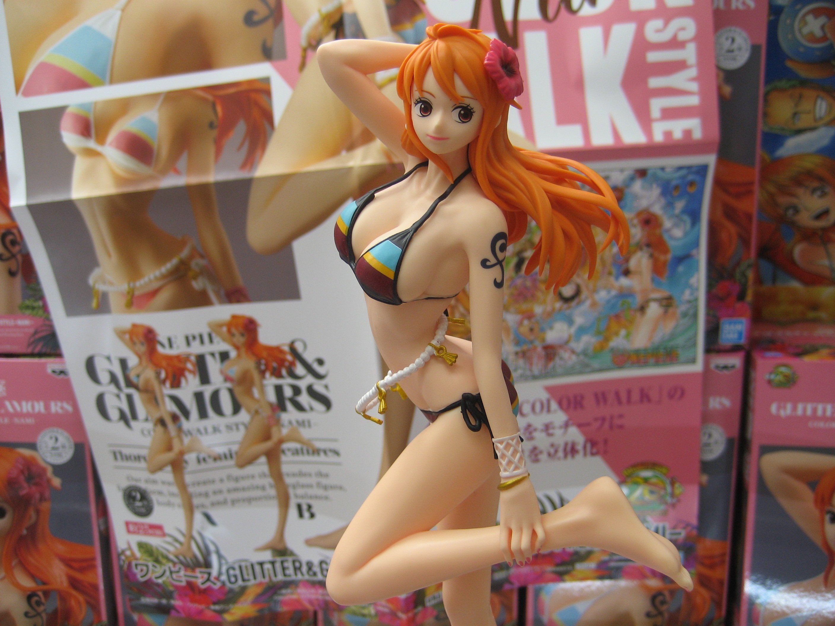 Nami Color Walk Style ของแท้ JP แมวทอง - Glitter & Glamours Banpresto [โมเดลวันพีช]