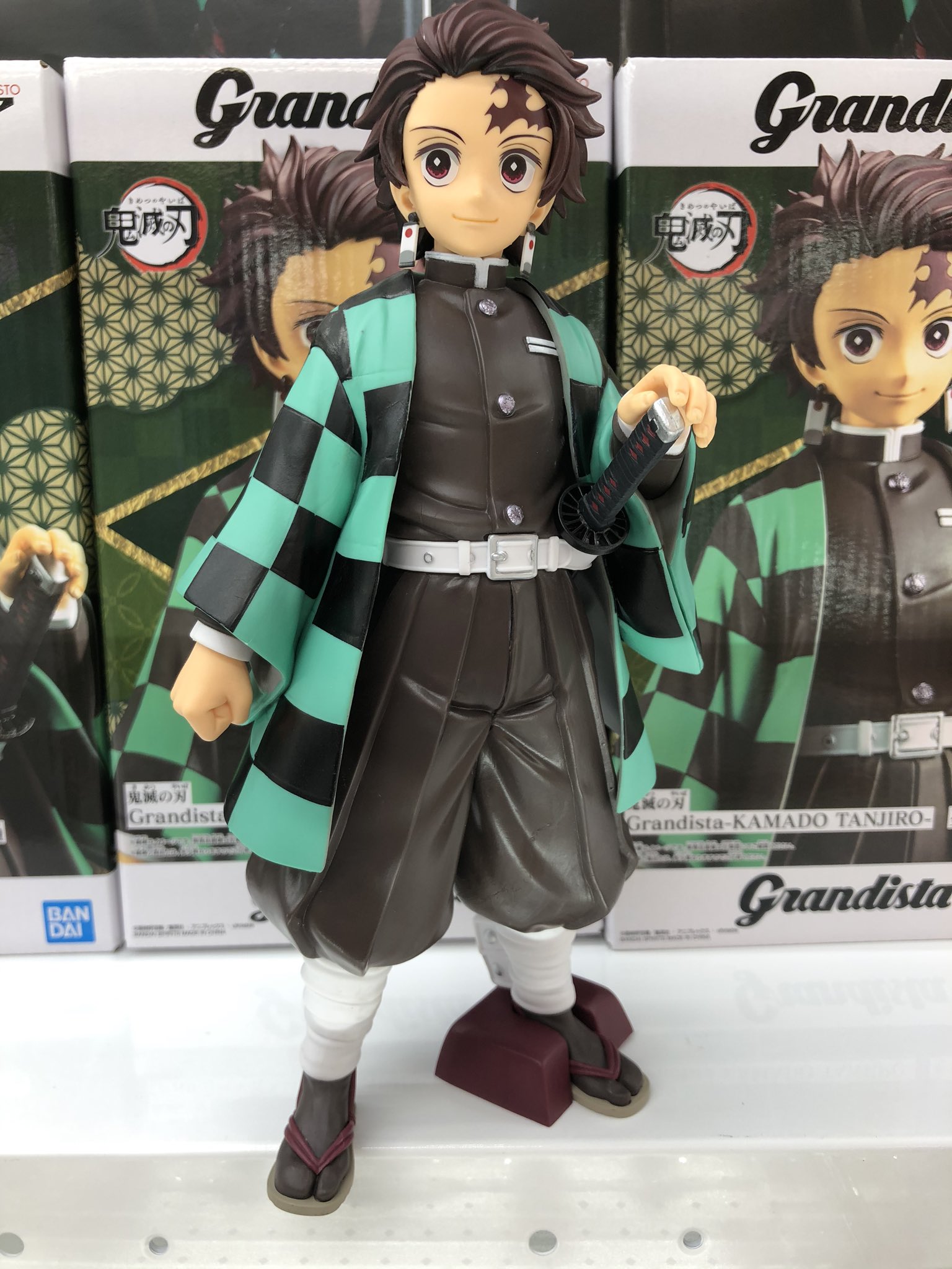 Tanjiro ของแท้ JP - Grandista Banpresto [โมเดล Demon Slayer]