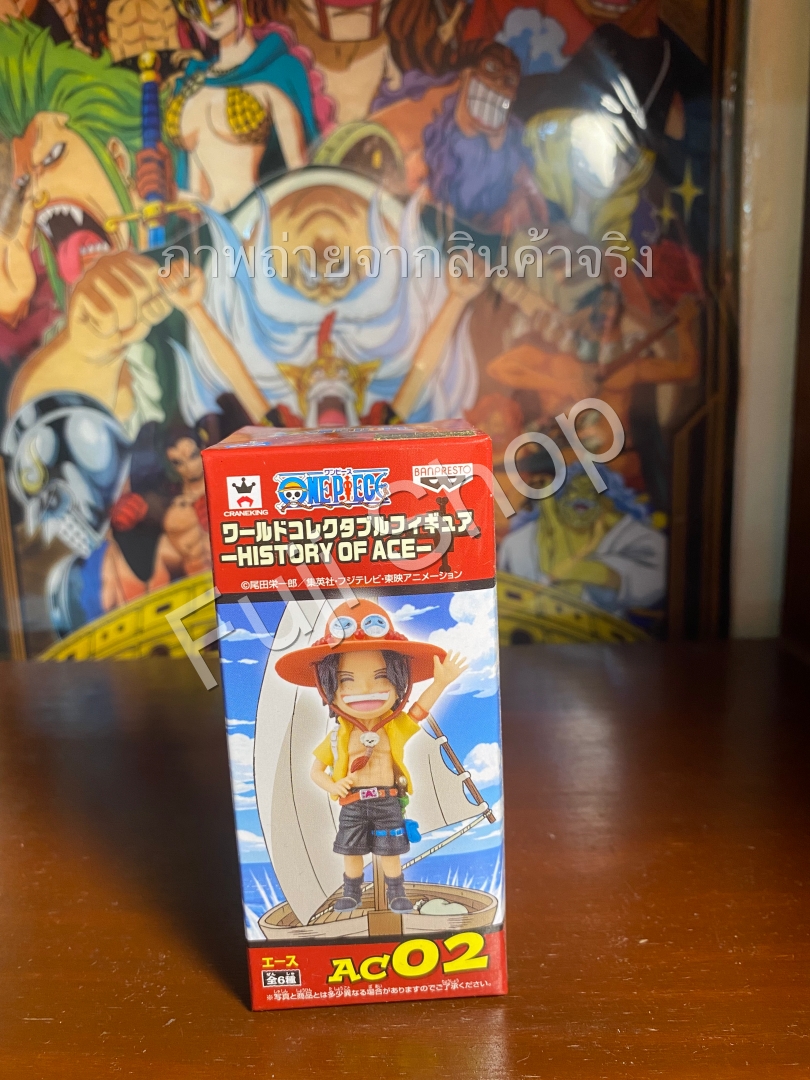 Ace ของแท้ JP แมวทอง - WCF Banpresto [โมเดลวันพีช]