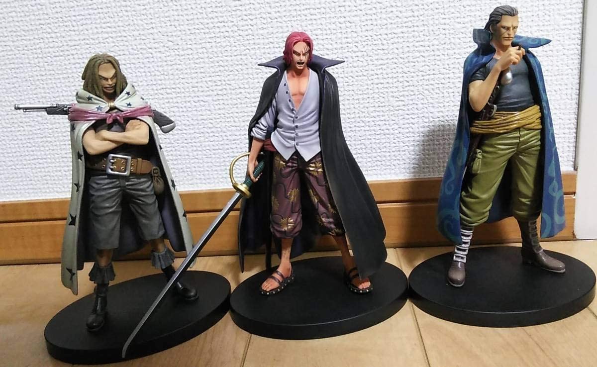Red Hair Pirates Set ของแท้ JP แมวทอง - Grandline Men Banpresto [โมเดลวันพีช] (3 ตัว)