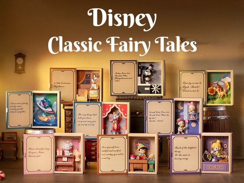 Disney Classic Fairy Tales Series - 100% - ของแท้ - Pop Mart [โมเดล Disney] (สินค้าพร้อมส่ง)