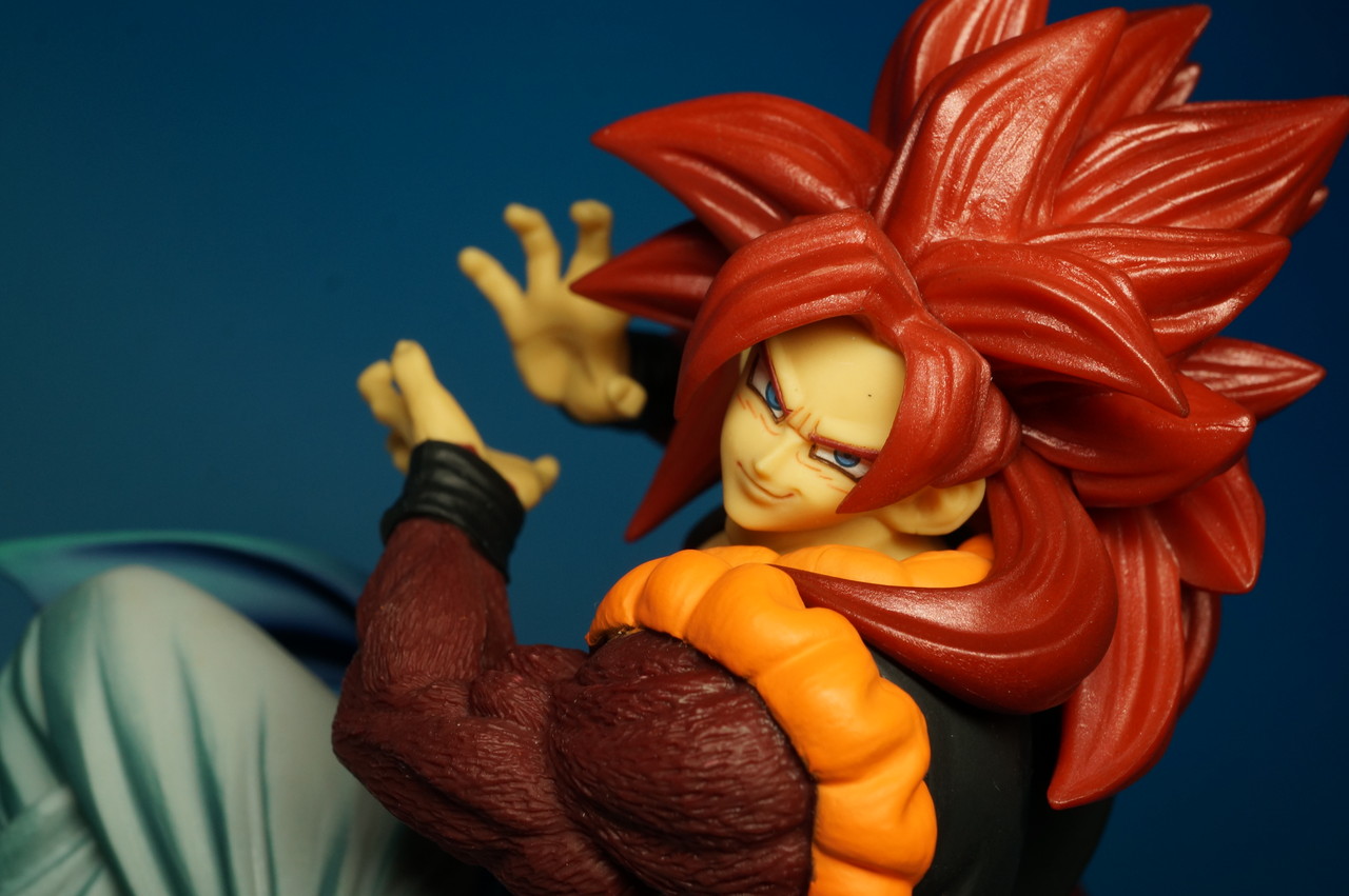 Gogeta Super Saiyan 4 ของแท้ JP แมวทอง - Scultures Banpresto [โมเดลดราก้อนบอล]