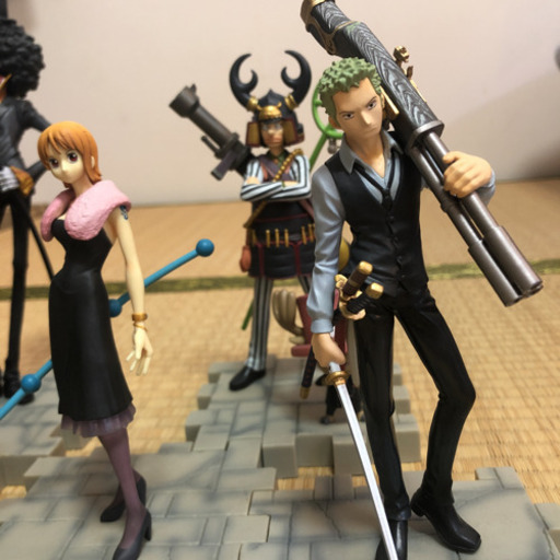 Straw Hat Pirates Strong World Set ของแท้ JP แมวทอง - Ichiban Kuji Banpresto [โมเดลวันพีช] (9 ตัว)