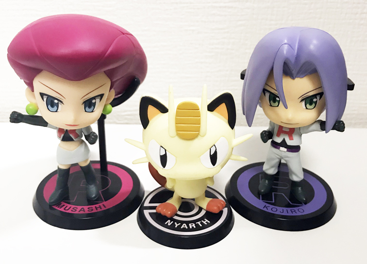 Team Rocket Set ของแท้ JP - Ichiban Kuji Banpresto [โมเดลโปเกมอน] (3 ตัว)