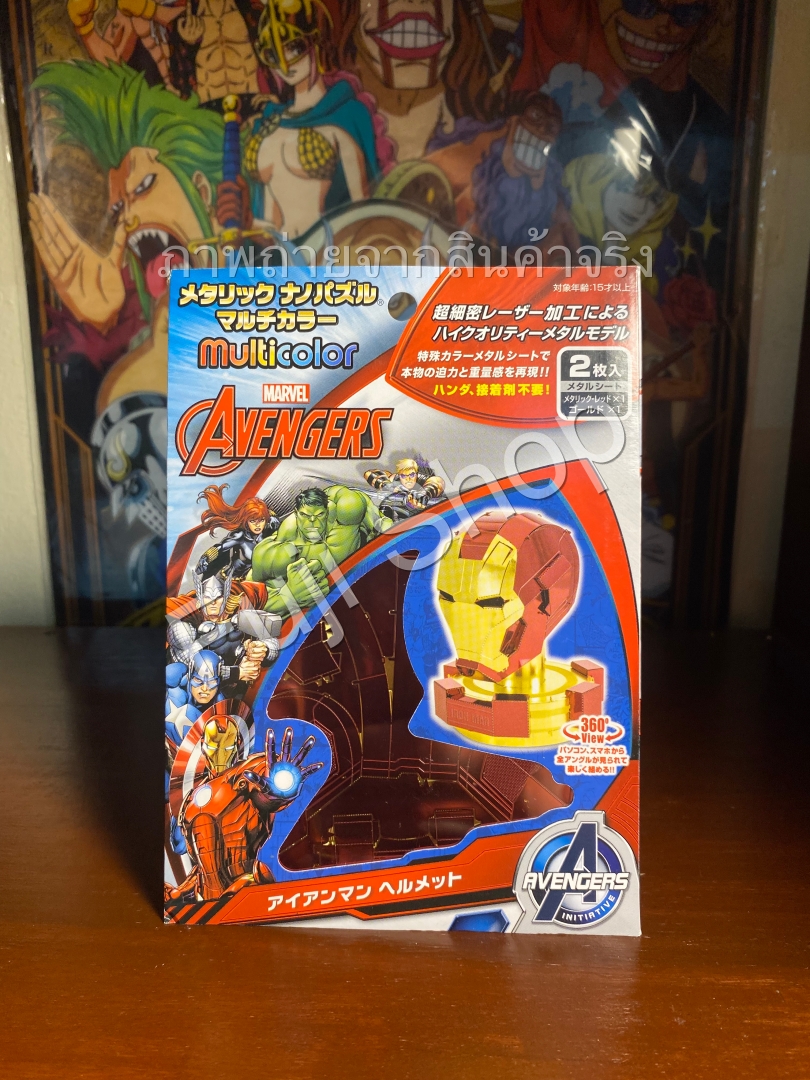 Iron Man (แบบประกอบ) ของแท้ JP - Nano Puzzle Tenyo [โมเดล Marvel]