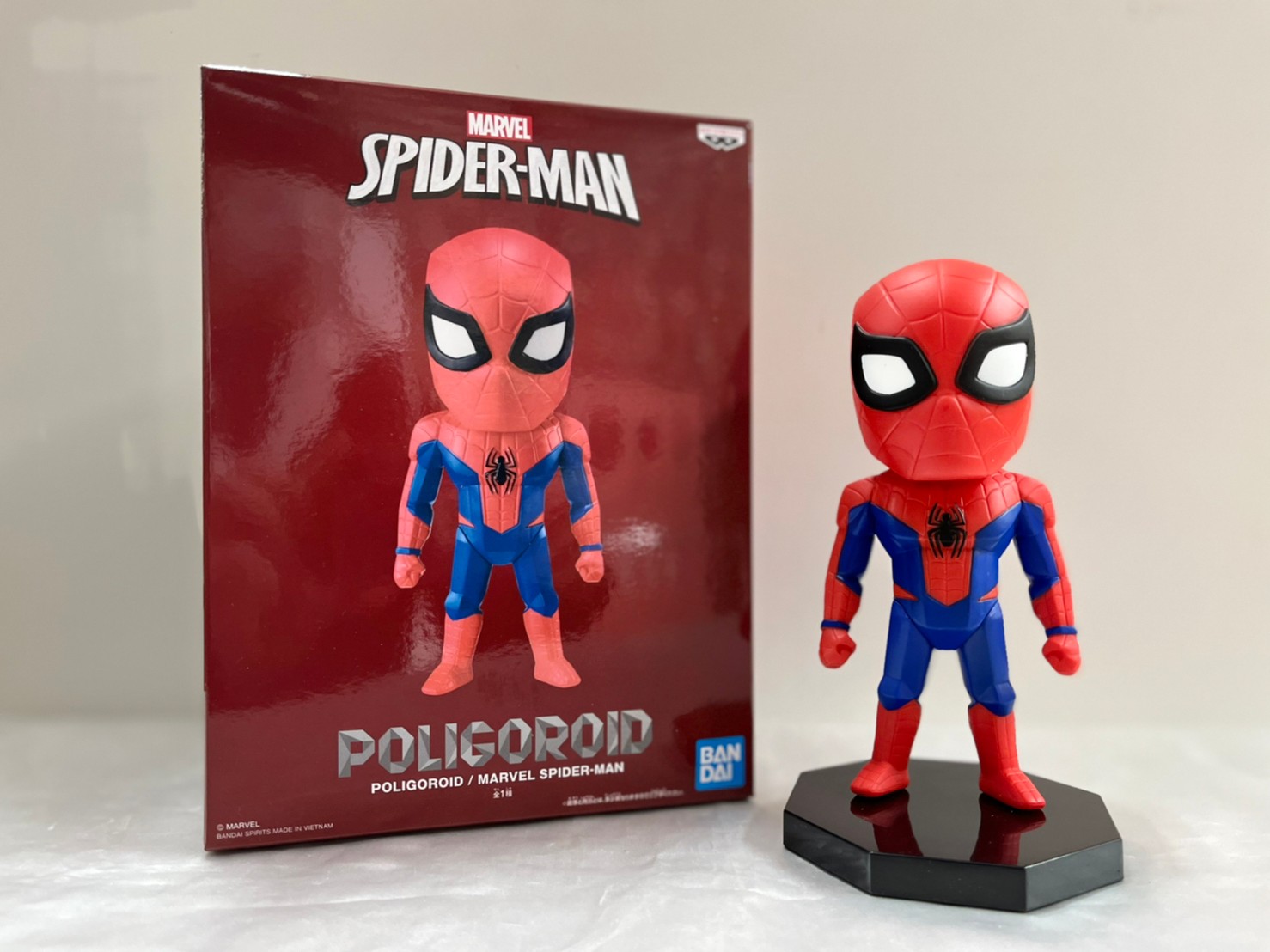 Spider Man ของแท้ JP - Poligoroid Banpresto [โมเดล Marvel]