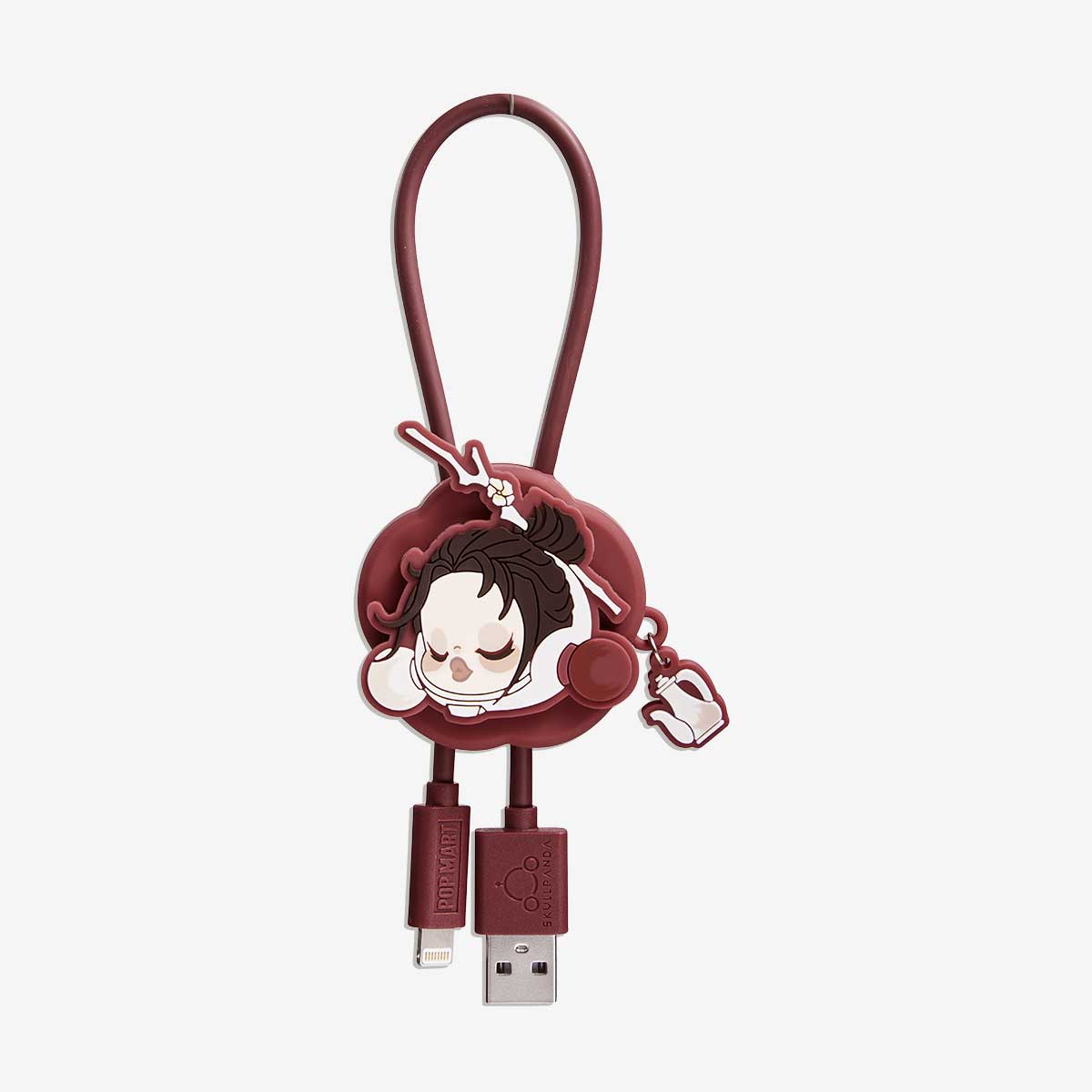 Cable PoP Mart Skull Panda The Ink Plum Blossom Iphone