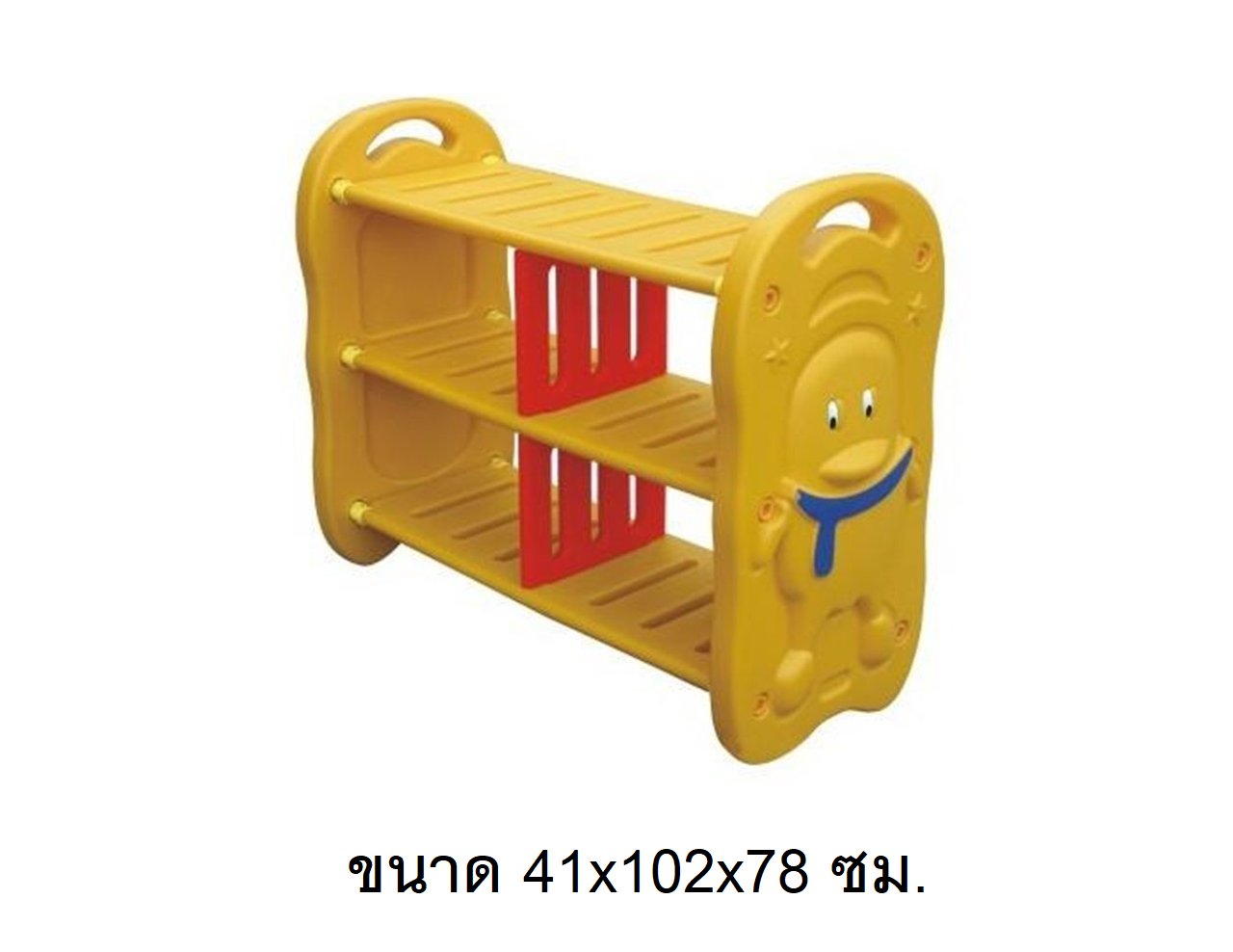 ชั้นวางของเพนกวิน ,ชั้นวางรองเท้า 3 ชั้น ,ชั้นวางของ ,ชั้นพลาสติก,ชั้นวางเอนกประสงค์ ,เฟอร์นิเจอร์เด็ก ชั้นวางรองเท้า ขนาด : 39x95x75 ซม.