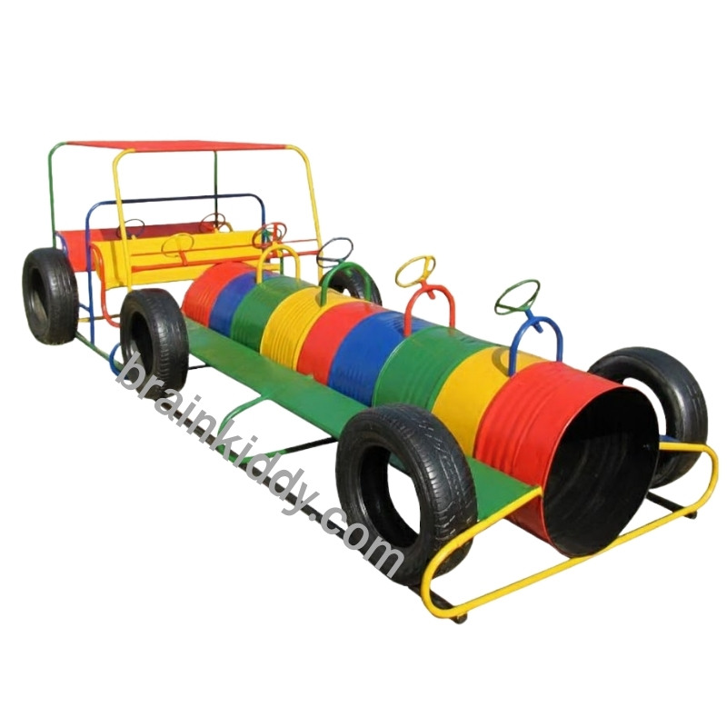 รถหน้ายาว, เครื่องเล่นสนามกลางแจ้ง , เครื่องเล่นสนามแบบเหล็ก,ชิงช้า,สไลเดอร์,โยกเยกเหล็ก, ม้าหมุน, OutdoorPlayground, ราคาโรงงาน สินค้าสั่งทำ 10-20 วัน ขนาด 120x360x150 ซม.