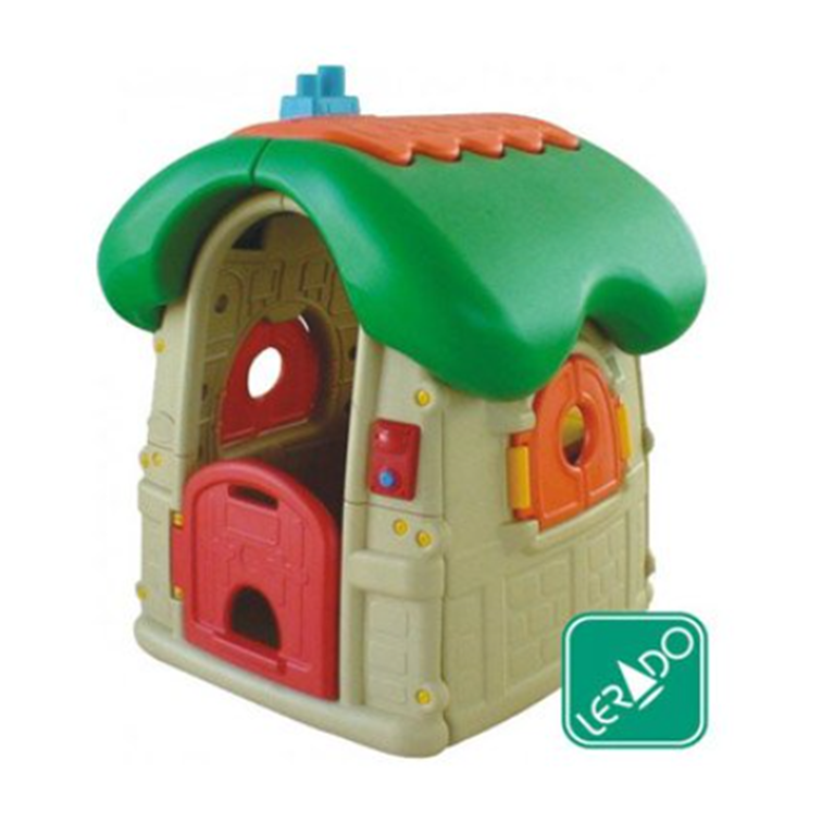 บ้านขนมปัง,หลังคาเขียว ,บ้านเด็ก , ของเล่นเด็ก ,บ้านพลาสติก บ้านของเล่น,ขนาด 110x120x145 ซม.