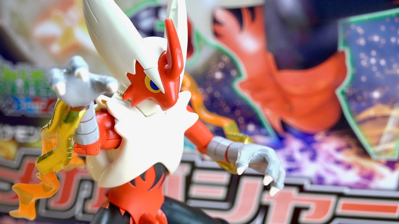 Mega Blaziken (แบบประกอบ) ของแท้ JP - Pokemon Plamo Bandai [โมเดลโปเกมอน]