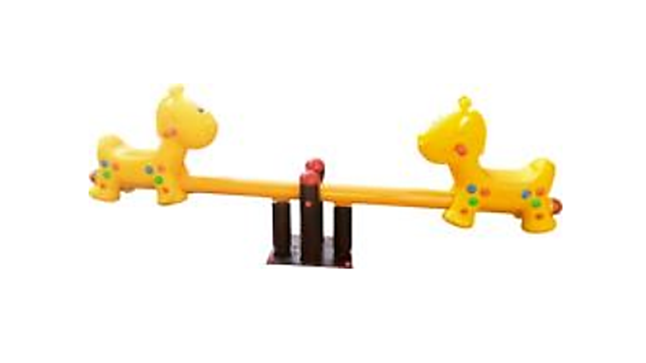 ไม้กระดกสปริงยีราฟ 2ที่นั่ง เครื่องเล่นสนามเหล็ก คานกระดก เครื่องเล่นสนาม สินค้าพร้อมส่งในไทย