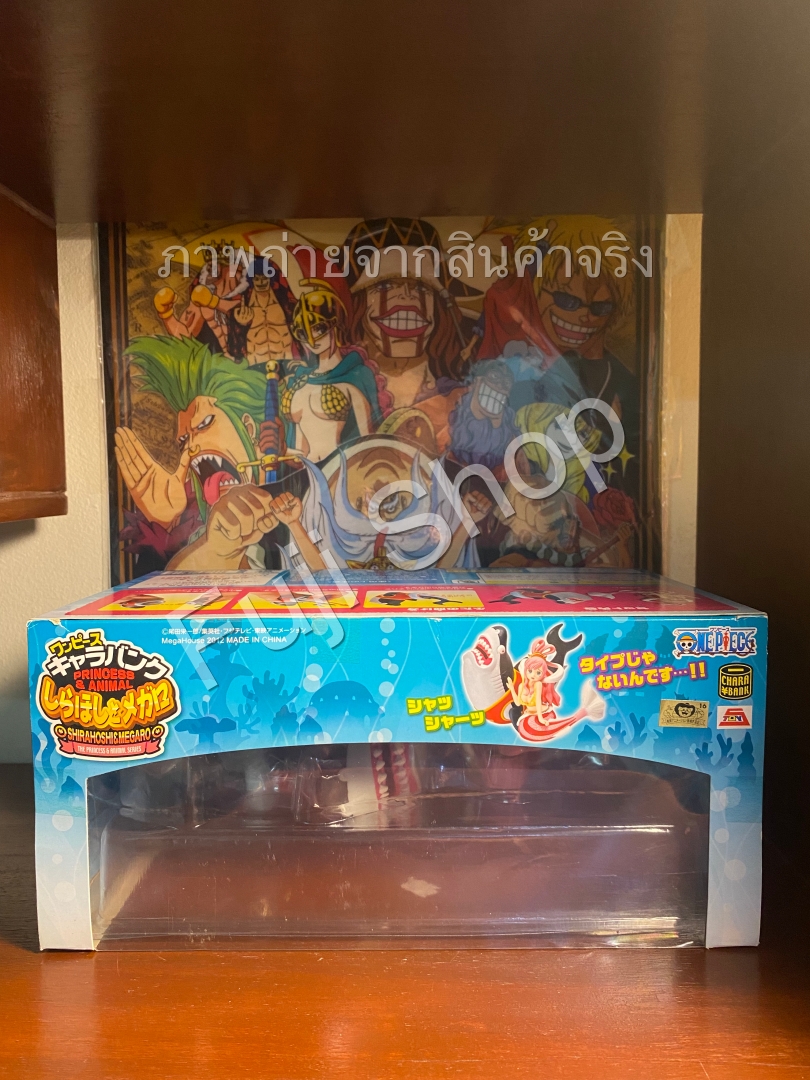 Shirahoshi & Megalo ของแท้ JP แมวทอง - Chara Bank Megahouse [โมเดลวันพีช] (2 ตัว)