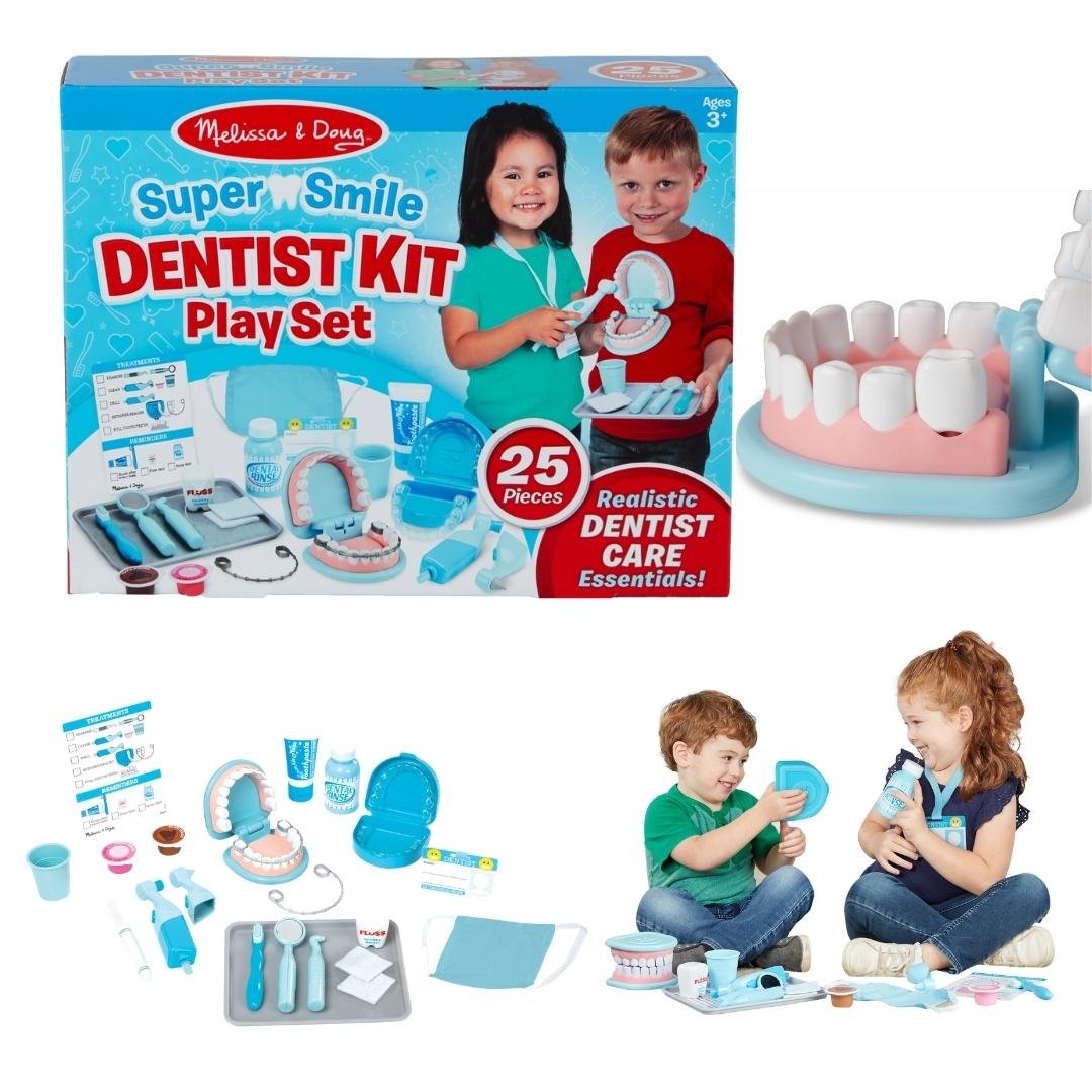 อุปกรณ์หมอฟัน,เครื่องมือทันตแพทย์,ของเล่นหมอฟัน,Dentist Kit Play set,ของเล่นบทบาทสมมติ,ของเล่นเสริมพัฒนาการ,สื่อการสอนอนุบาลพร้อมส่ง