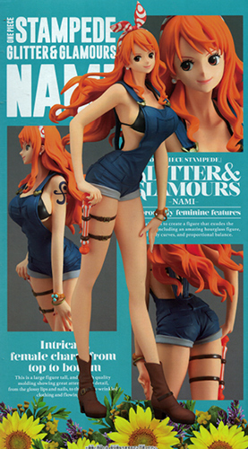 Nami Stampede Special Color ของแท้ JP แมวทอง - Glitter & Glamours Banpresto [โมเดลวันพีช]