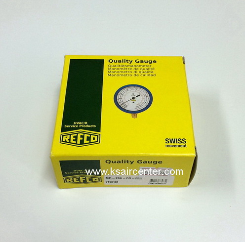 (ยกเลิก-แทนด้วย 001173) หัวเกจชาร์จน้ำยา REFCO แบบบรรจุน้ำมัน หัวเกจชาร์จน้ำยา REFCO แบบบรรจุน้ำมัน