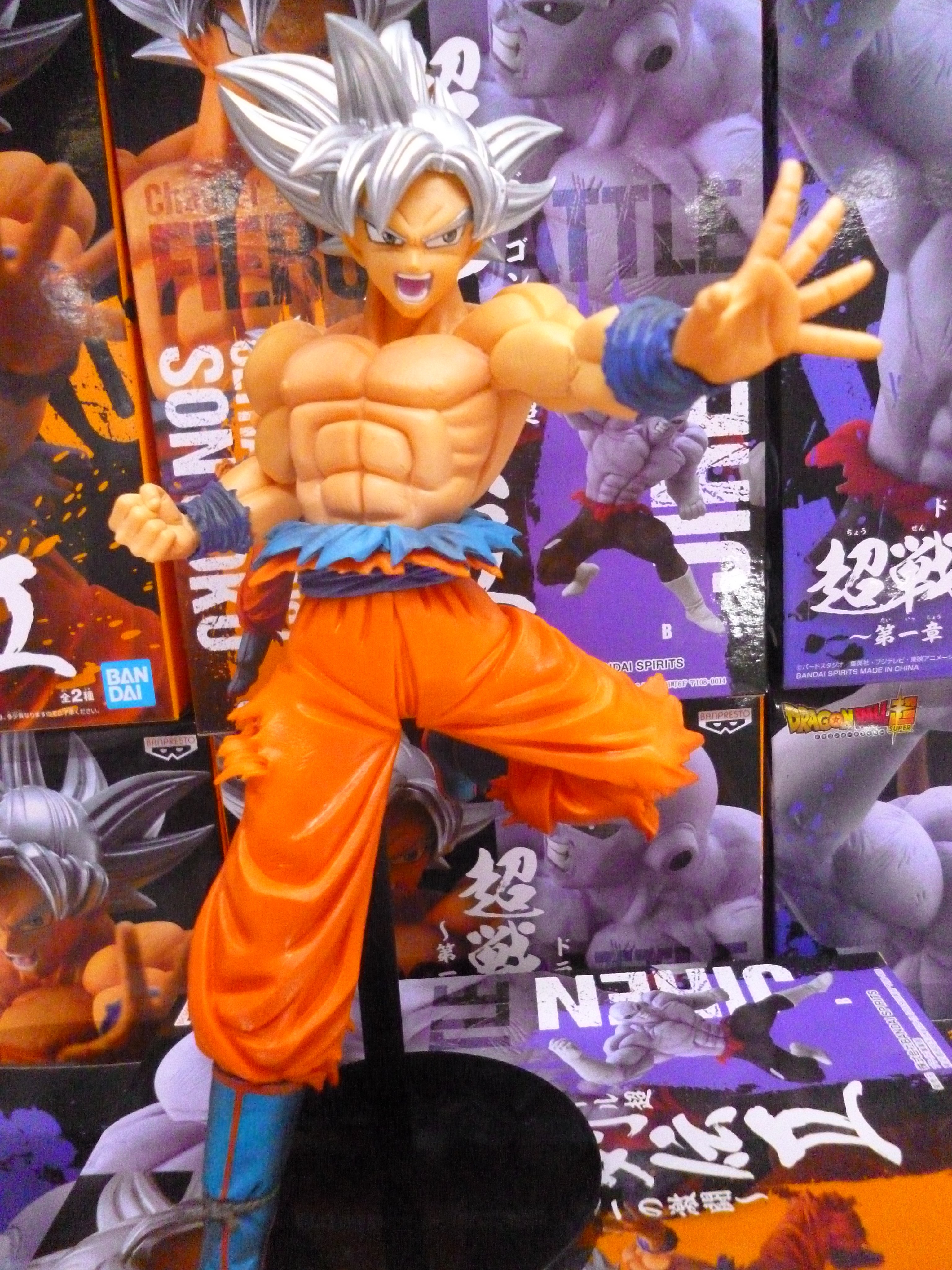 Goku Ultra Instinct ของแท้ JP แมวทอง - Chosenshiretsuden Banpresto [โมเดลดราก้อนบอล]