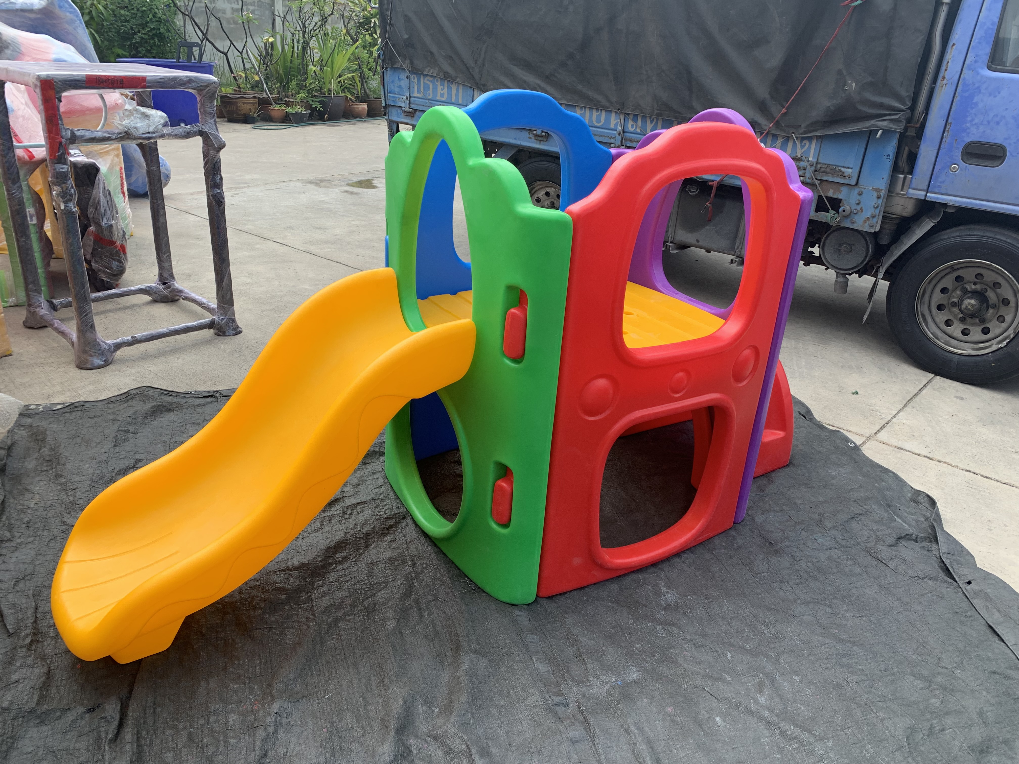 สไลเดอร์ ปีนป่ายกระดานลื่น บ้านของเล่น พร้อมส่ง ส่งฟรี